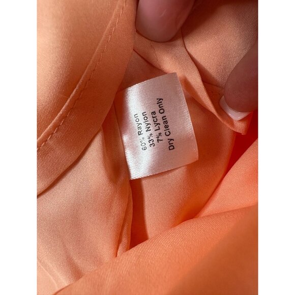 New Buckley K Coral Cheetah Print Shift Dress size 14 - Picture 5 of 8